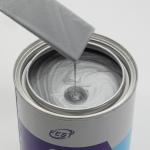 1K Silver Car Paint Polyurethane Base Coat Automotive Repair Paint 15um