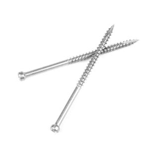 China 70mm Partial Thread Fillister Head Chipboard Screws for Cement Fiberboard Installation factory
