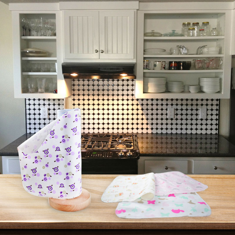 Mumsbest Kitchen Item Weight 20g Reusable Bamboo Nature Friendly Paper Unpaper Towel