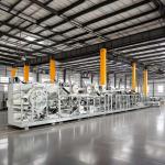 High Speed Adult Diapers Production Line 250-400 Pieces/Min Intelligent System