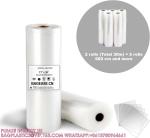 Commercial Grade Embossed Vacuum Sealer Bag Roll For Food Packaging 28cm X 6m