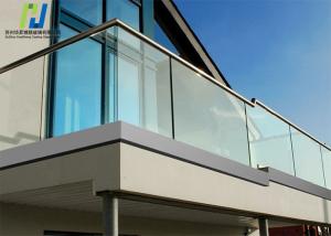 China 10mm Float Balcony Glass Fencing Laminated Interlayer Toughened Framed Glass factory