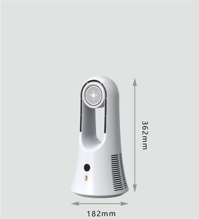 600g Multifunctional Mute Rechargeable Fragrance Bladeless Fan for Quiet Environment