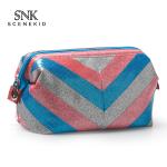 Portable Waterproof Glitter PU Zipper Makeup Bag
