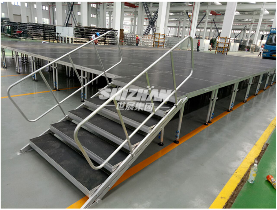 4x8 Aluminum Stage Platforms 3 Axis 60x60 Outdoor Alpha Portable