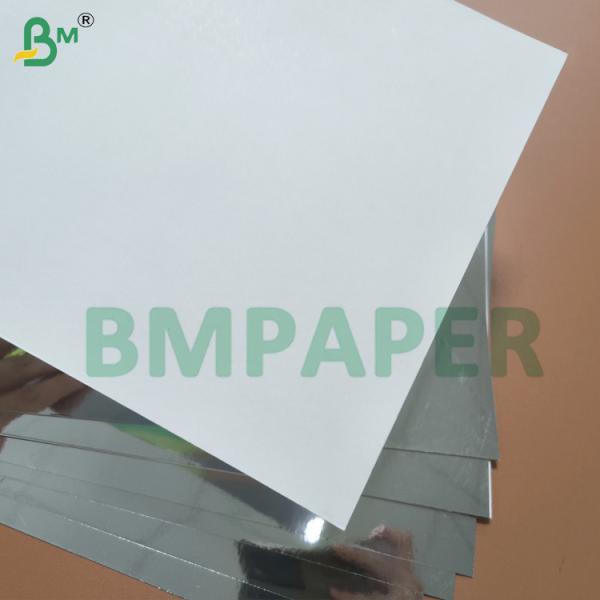 Shiny Silver Metallic Paper Sheets 235g 275g 66 X 90cm For Cosmetics Packaging