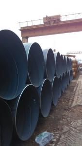 China Construction Fluid Steel Pipe 6m 12m SSAW Welded Steel Pipe factory