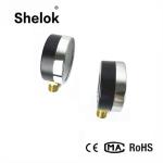 Spiral tube gauge all stainless steel pressure gauge bottom mounting types