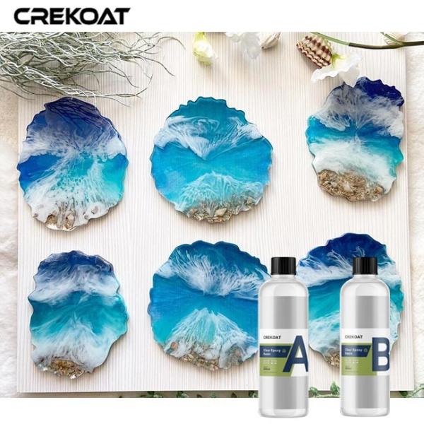 China High Gloss Clear Epoxy Resin Low Yellowing Colored With Dyes Pigments factory