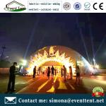 35 Meter Diameter Heavy Duty Outdoor Canopy , Lightweight Geodesic Tent For Big