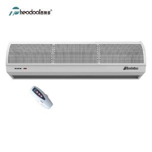 China 2024 4G Series Thermal Air Curtain Over Door Fan Heater with Electric PTC Heater RM-12S Remote Control CE factory