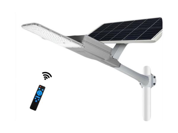 China 3200lm 100W Dusk To Dawn Solar Lights IP65 With Remote Control factory