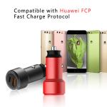 PD+USB 2.1A CAR CHARGER FAST USB CAR CHARGER Compatible with all smart phones,
