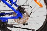 Blue Electric Fat Tire Beach Cruiser Bikes Shimano 6 Speed Snow Road