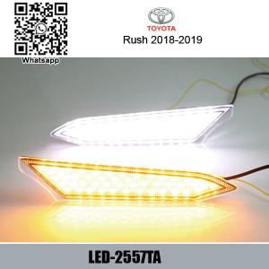 China Toyota Rush Car DRL LED Daytime driving Lights Car exterior led daylight factory