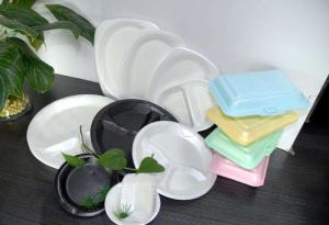 China Foam Clamshell Take Away Food Box Making Machine Speed 15-20 Cycles Per Min factory