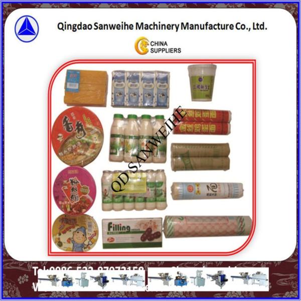 SWD 2500 Shrink Wrap Packing Machine Cotton Swab PLC Control Heat Shrink Wrap Machine