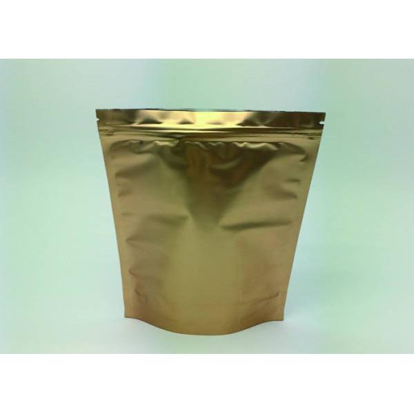 Small Flat Zip Lock Mylar Aluminum Foil Stand Up Pouch Square Bottom Food