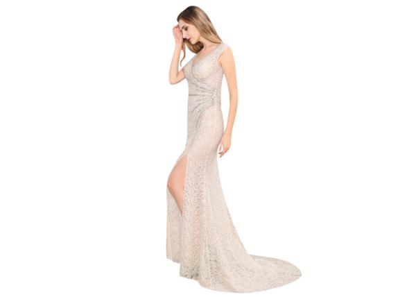 Sexy Side Slit Fashion Ladies Skirt Sleeveless Evening Dress Mermaid Dress For