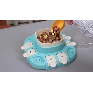 Multi Functional Dog Puzzle Bowl Customized Maze Dog Bowl Sustainable