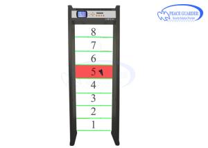 China Railway / Bus Station Archway Metal Detector With Eight Detection Zone factory