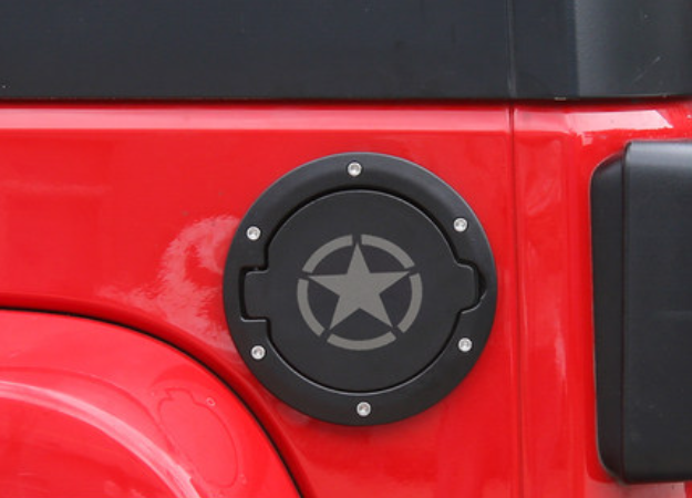 Car Fuel tank cover Locking Car Exterior Accessories for 2007-2018 Jeep Wrangler