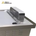 TO36 Stainless Steel Mobile Single Furnace Teppanyaki Grill Table Electromagneti