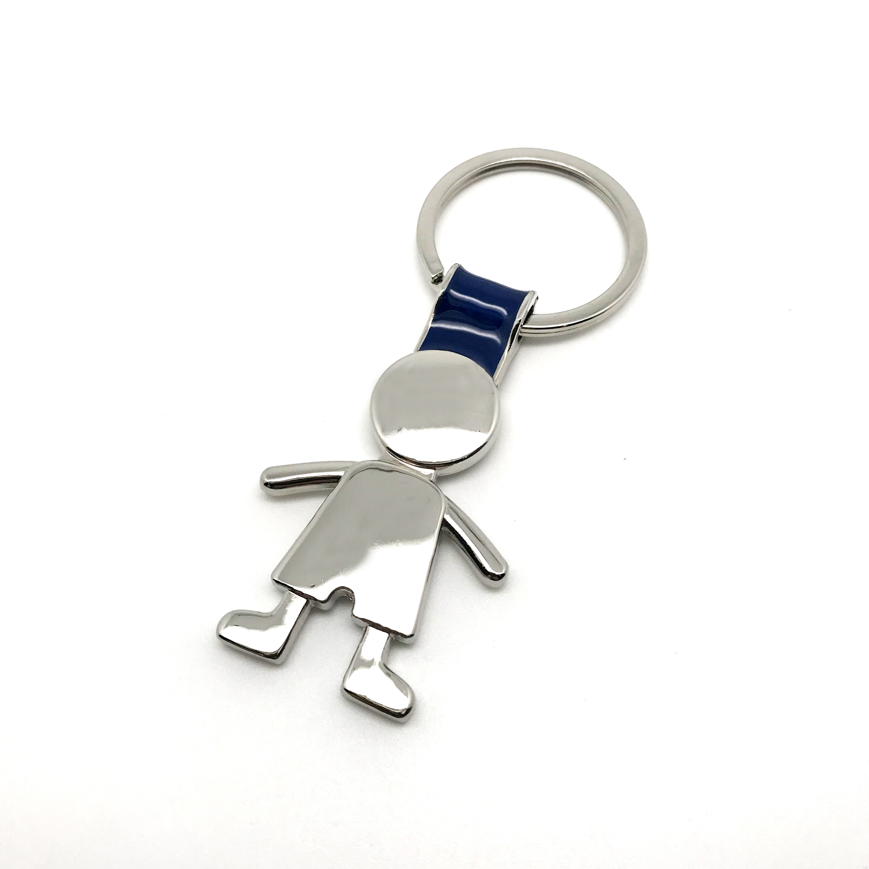 Zinc Alloy Metal Keychain Holder in Siliver for Your Business Needs