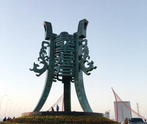China Life Size Large Outdoor Bronze Sculpture , Decorative Cast Bronze Sculpture factory