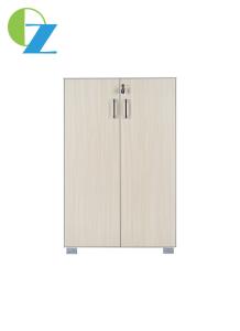 China 5mm Edge Slim Metal Storage Cabinet 2 Tier Swing Cupboard factory