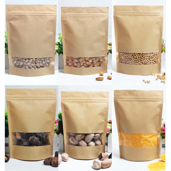 kraft paper bag with window