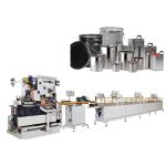 Metal Paint Bucket Making Machine 35CPM 6050x1900x3100mm Size