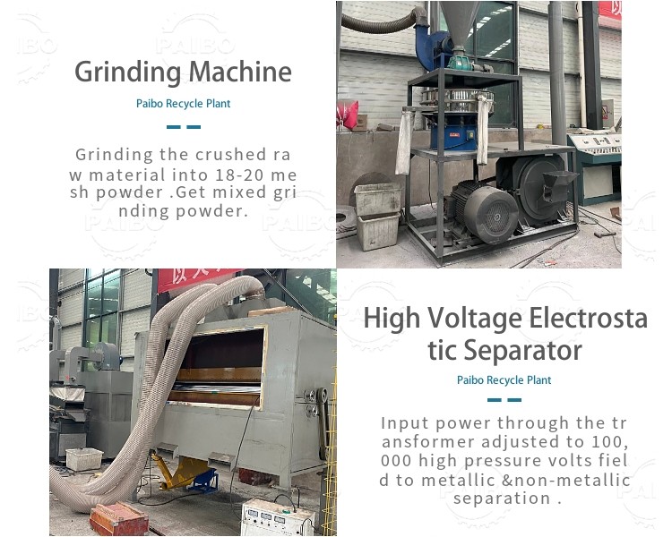 600mm Cutting Width Aluminum Plastic Separation Machine for Separating Metal And Non-metals