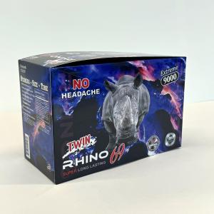 China Custom Designed Rhino 69 Male Enhancement Pill Box Packaging Recyclable factory
