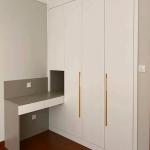 Eco friendly Apartments Wood Panel Furniture Modern Clothes Cabinet Customized