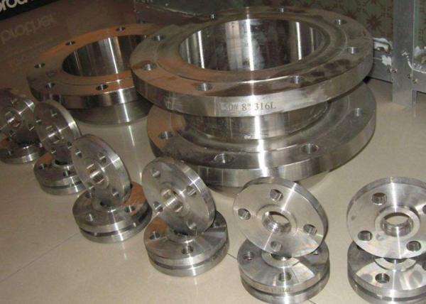 ASTM A / SA182 WN / SW Flanged Steel Pipe Fittings , Custom Stainless Steel
