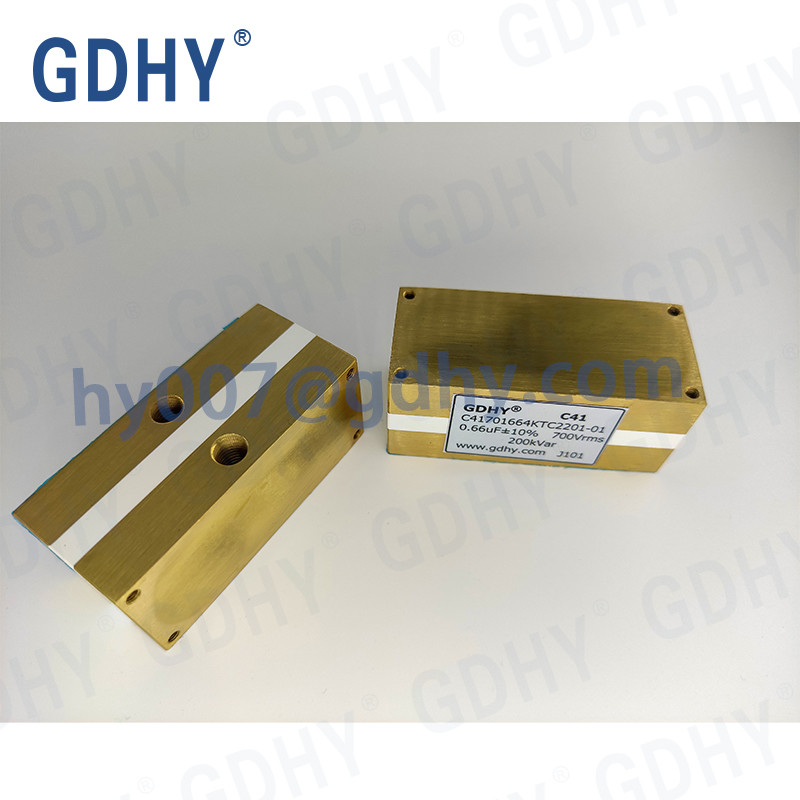 0.66UF 700VAC Water Cooled Resonant Capacitor High Pulse