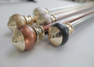 China Mangosteen Shaped Classic 4 Inch Modern Curtain Rod Finials factory