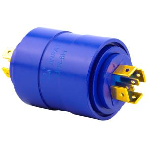 China 6 Circuits Slip Ring Brushless Pin Connection With 0-300rpm Operating Speed factory