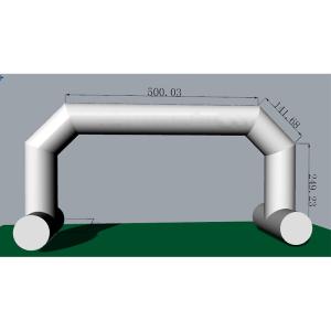 China Oxford outdoor giant advertising oxford inflatable arch with support for inflatable decorations factory