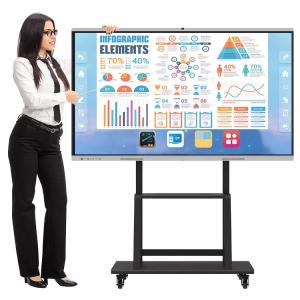 China 4K 98 Inch Interactive Display Touch Screen Electronic White Board on sale