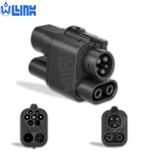 CCS2 to CCS1 Adapter EV Charger Adpater DC 1000V 250A CCS2 to CCS1 Plug Car
