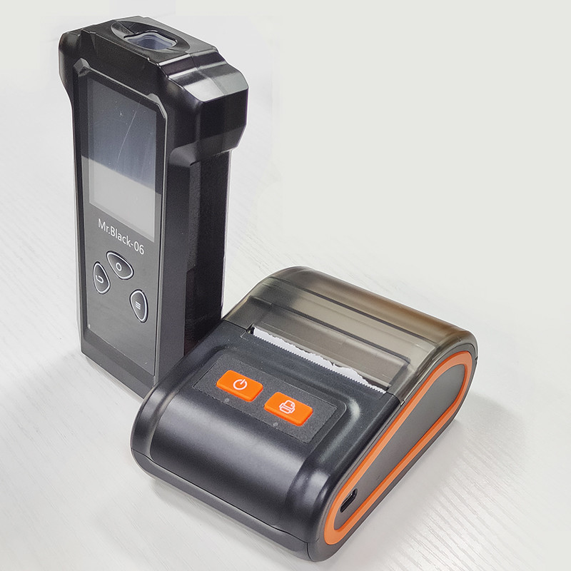 Mr black 6 Convenient Alcohol Breath Analyser With Printer LED Display