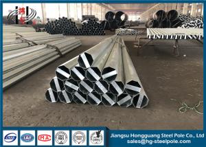China Sheet Metal Fabrication Electrical Transmission Poles Easy Installation factory
