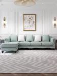Luxury Nordic Cloth Corner Sofa Hotel Home Modern L Shaped