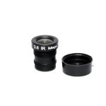 Metal Glass Half Snail 85 Degree 3.6mm M12 Camera Lens