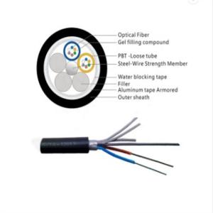 China Self Supporting Aerial Fiber Optic Cable , 8 Core Single Mode Fiber Optic Cable factory