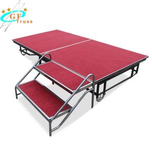 China Mobile Folding Outdoor 60cm 6082-T6 Event Concert Stage factory