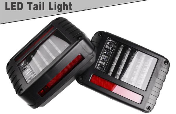 LED Jeep Tail light Rear Car Tail Lights Brake Turn Signal Reverse For Jeep