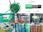 Clear Vinyl Tubing PVC three poly two thread hose pvc braided hose pipe, plastic